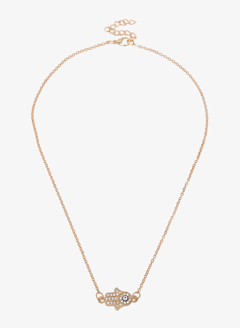 جينجر عقود بطبقات بتفاصيل العين الزرقاء - Image 5