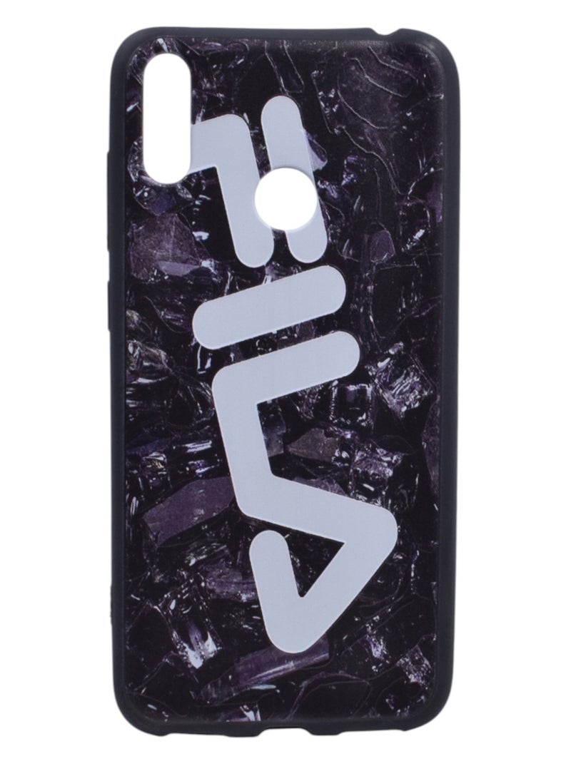 FILA Plastic Back Cover For Huawei Y7 (2019) - Multicolor 488 - Image 1
