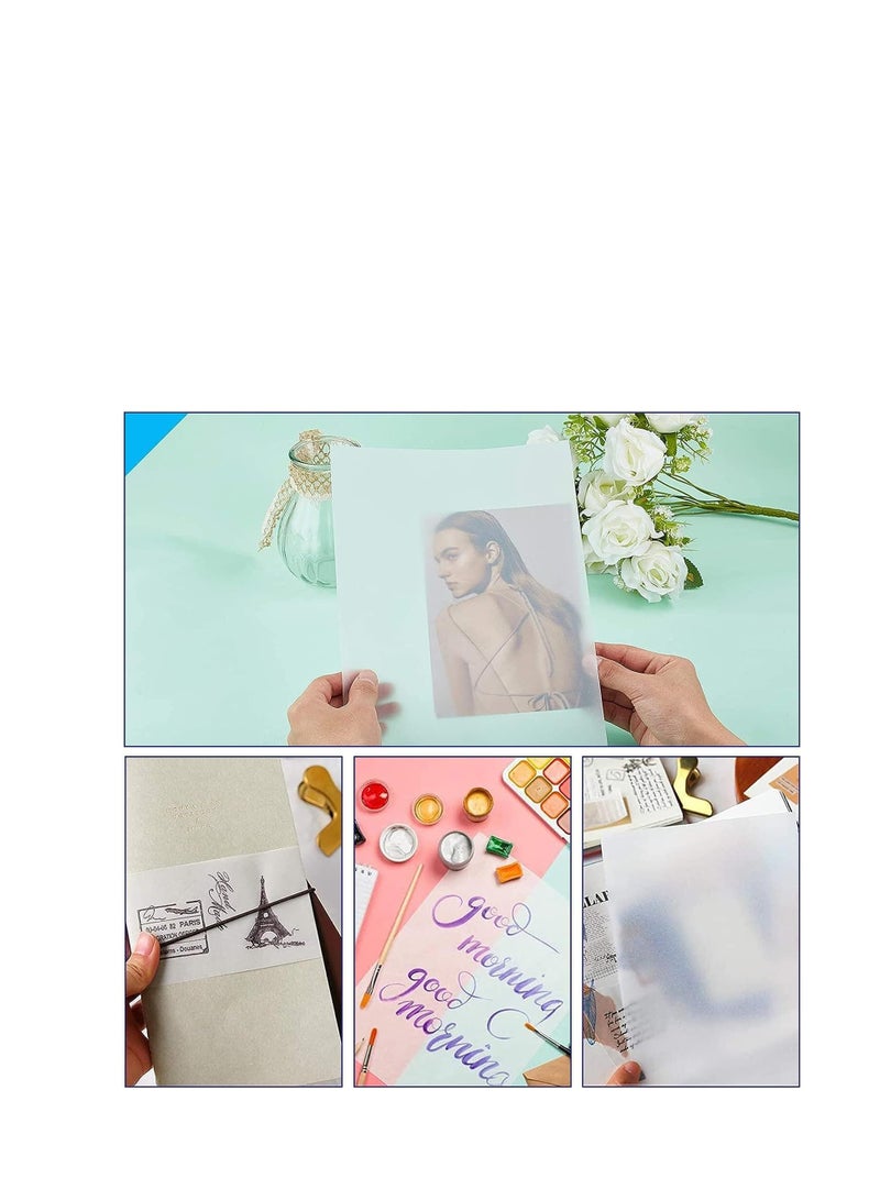 Flamingo Tracing Pad A4 95 Gsm 50 Shts Transparent, smooth paper for better results and usability Works well with pencils, markers, pens and ink Ideal choice for overlays and sketching It has sheet density of 95 GSM - Image 3