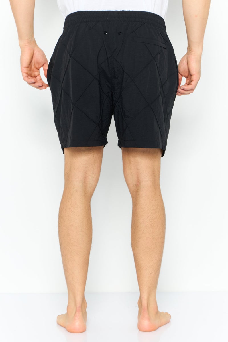 DKNY Men Brand Logo Board Short, Black  - Image 4