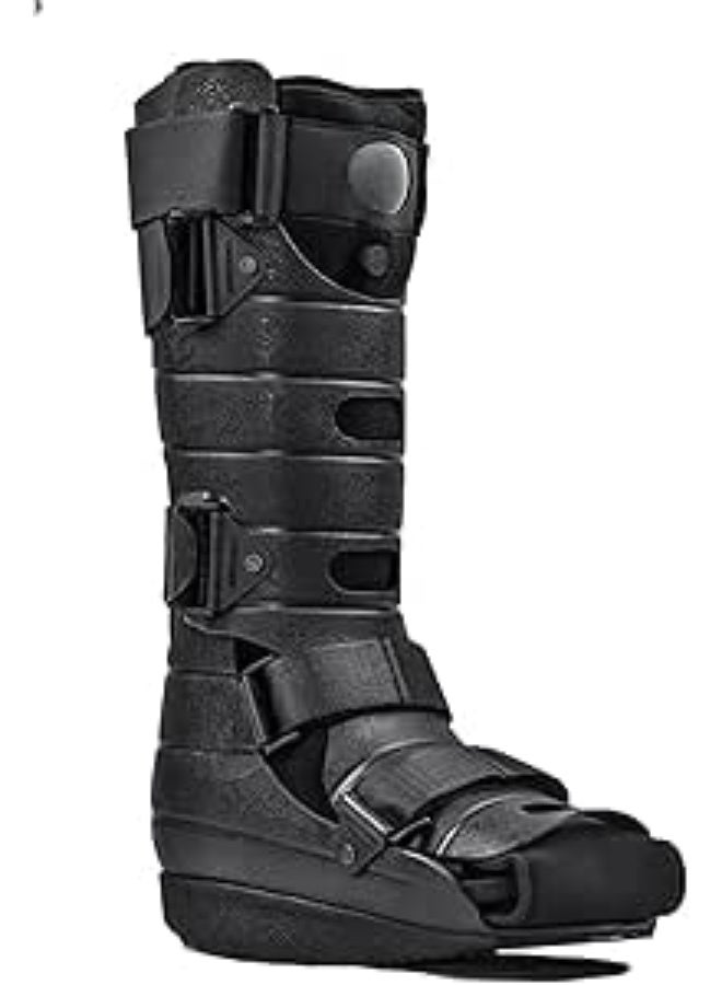 Long Air Ankle Brace – Inflatable Air Chambers, Soft Foam Lining & Non-Slip Thick Sole for Enhanced Support - Image 2
