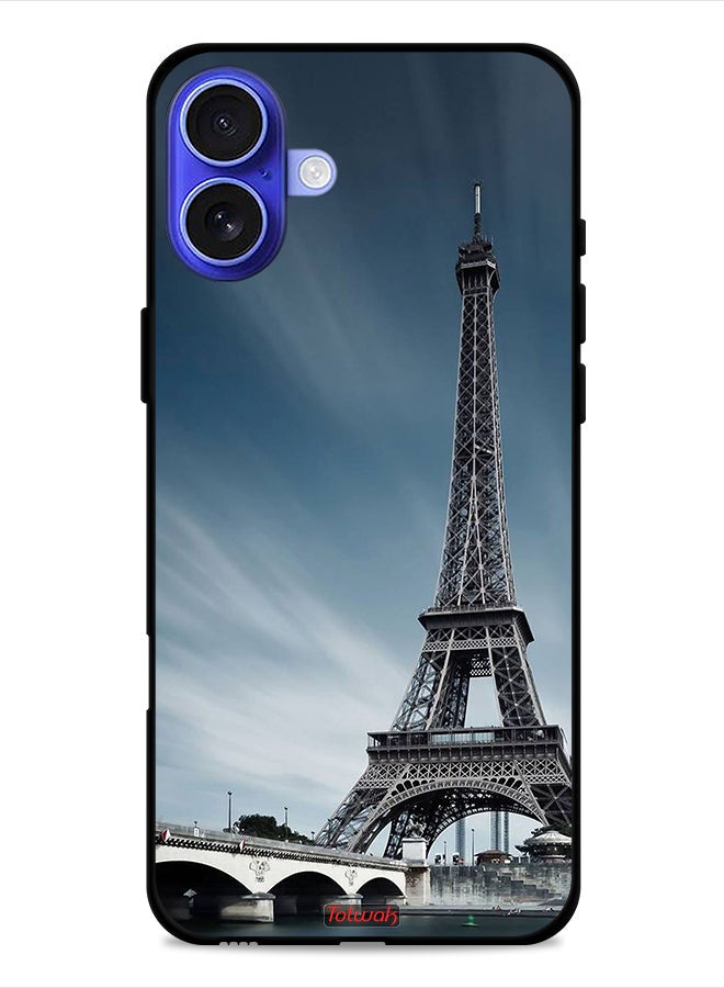 Tolwak Apple iPhone 16 Protective Case Cover Eiffel Tower - Image 1