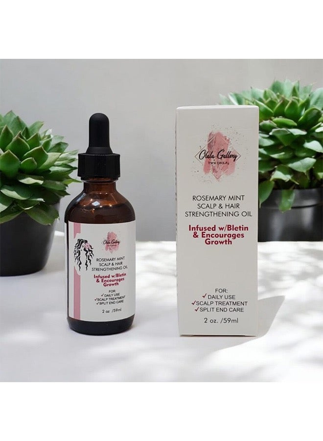 Olala Gallery Olala Rosemary Mint Scalp & Hair Strengthening Oil – 59ml - Image 1
