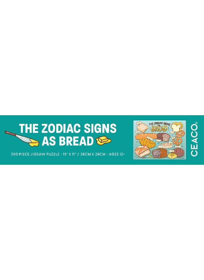 Ceaco Ceaco - Space Saver - Bread Zodiac - 300 Piece Jigsaw Puzzle  - Image 5