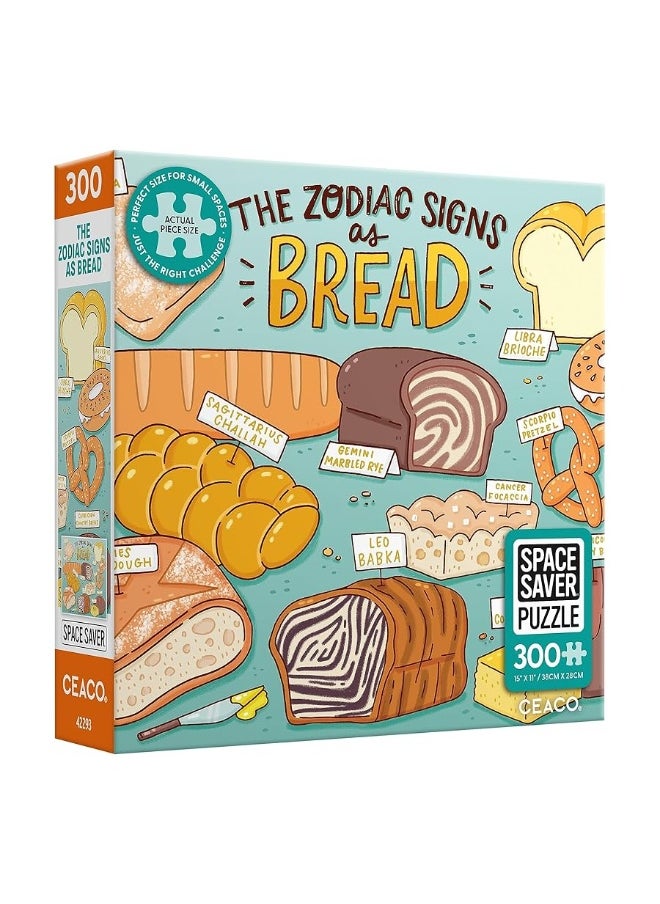 Ceaco Ceaco - Space Saver - Bread Zodiac - 300 Piece Jigsaw Puzzle  - Image 2
