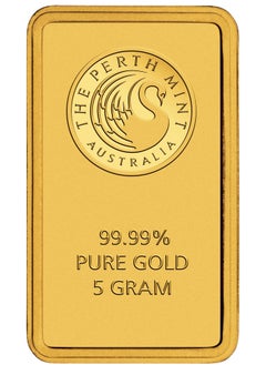 Malabar Gold and Diamonds Perth Mint 5g Minted Gold Bar MGPM9999P005G  - Image 1