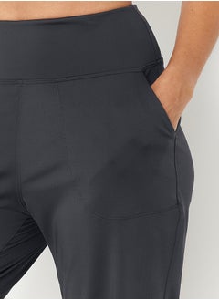 trendyol Anthracite Diver/Scuba Fabric Comfortable Cut Knitted Sports Sweatpants THMSS24EA00001  - Image 4