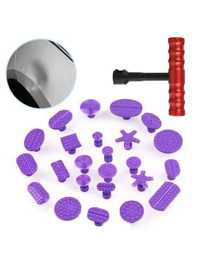 Car Dent Repair Kit With Pry Bar And Pull Tabs Including Handle 1 Set - Image 2