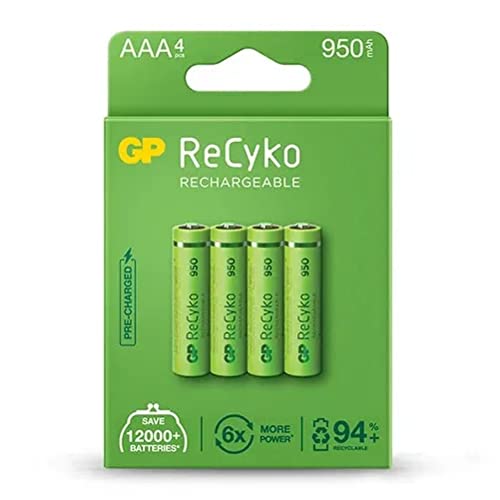 GP NiMH Battery AAA/LR03 1.2v 1000mAh Pack 4 [GP-NIMH-AAA-02] - Image 2