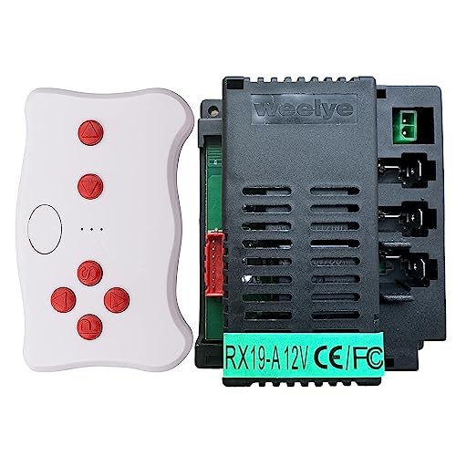 weelye RX19A 12V FCC CE FourSided Socket Kids Powered Ride on car 24G Bluetooth Remote Control and Receiver Accessories for Children Electric Ride On Car Replacement Parts - Image 1