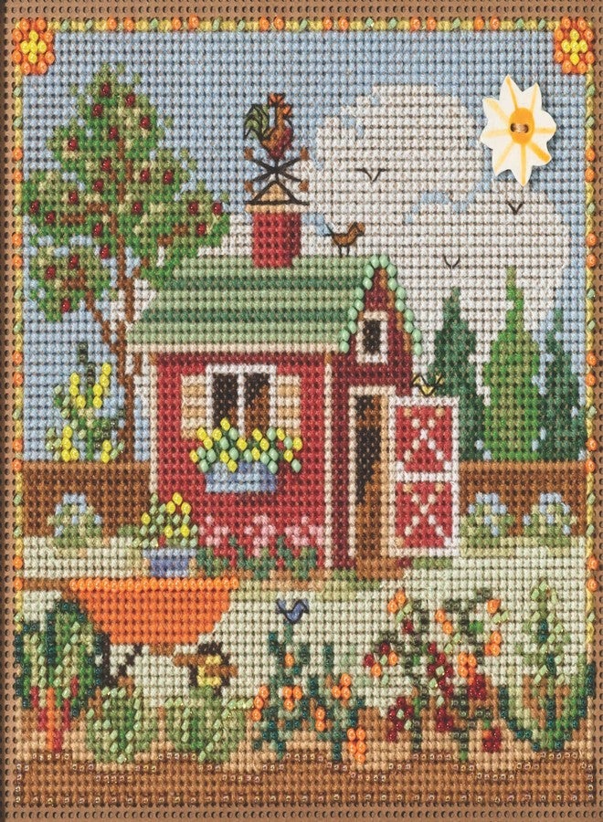 Mill Hill Potting Shed Beaded Counted Cross Stitch Kit Buttons & Beads 2023 Spring Series MH142313 - Image 1
