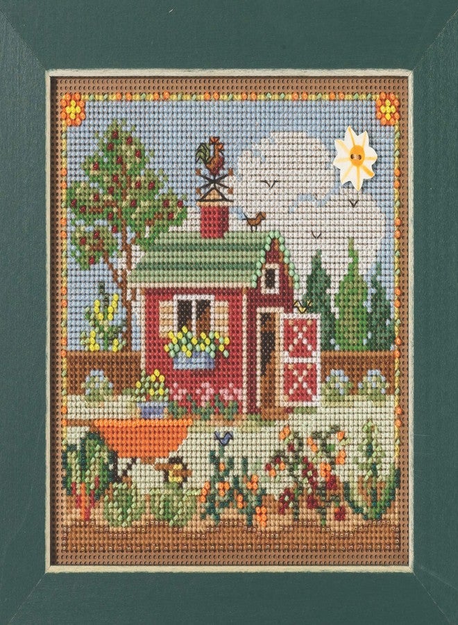 Mill Hill Potting Shed Beaded Counted Cross Stitch Kit Buttons & Beads 2023 Spring Series MH142313 - Image 2