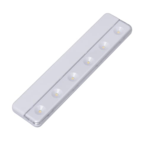 Brilliant Evolution 0.9" Ultra-Thin Wireless Under Cabinet Lights Battery-Operated LED Fixtures - 8.5" L Stick-On Push Lighting - 65 Lumens Warm White, Timer Included for Kitchen, Closet NAD Counter - Image 1