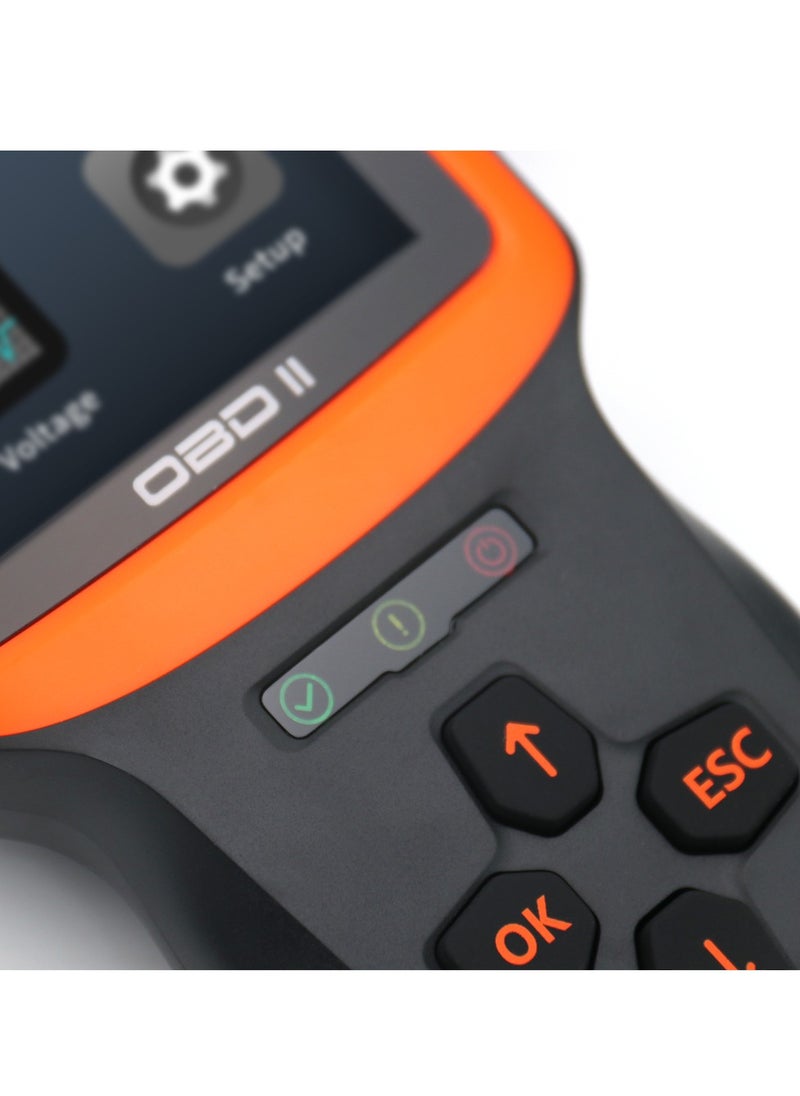 Generic - OBDII Scanner Diagnostic Tool, Vehicle Check Engine Code Readers with Reset and I/M Readiness for All Vehicles - Image 1