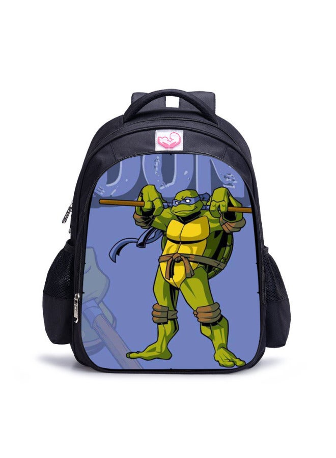 Cartoon Children's Schoolbag Kindergarten Backpack Set 3-6 Years Old Shoulder Bag Spot Direct Sales-Color:Turtle 08 Large  - Image 5