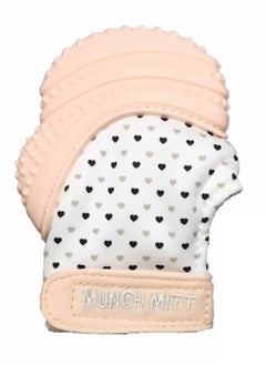 Malarkey Kids Munch Mitt Teething Mitt | Soft Silicone Baby Teething Glove | Adjustable Strap | Machine Washable | 3M+ | Product Dimensions: L 8 x B 2 x H 10.5 cm  - Image 1