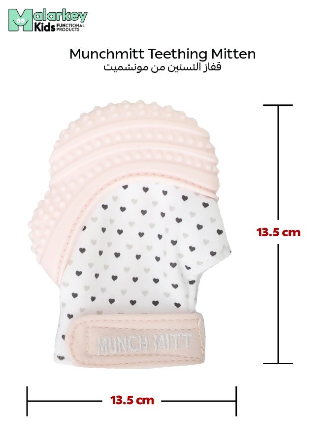 Malarkey Kids Munch Mitt Teething Mitt | Soft Silicone Baby Teething Glove | Adjustable Strap | Machine Washable | 3M+ | Product Dimensions: L 8 x B 2 x H 10.5 cm - Image 5