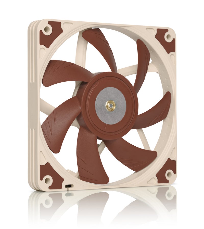 Noctua NF-A12x15 PWM, Premium Quiet Slim Fan, 4-Pin (120x15mm, Brown) - Image 1