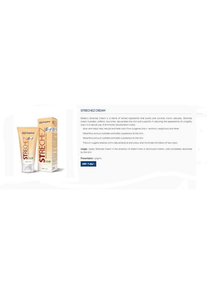 Toptime Strechez Cream 50 Gms - Image 2