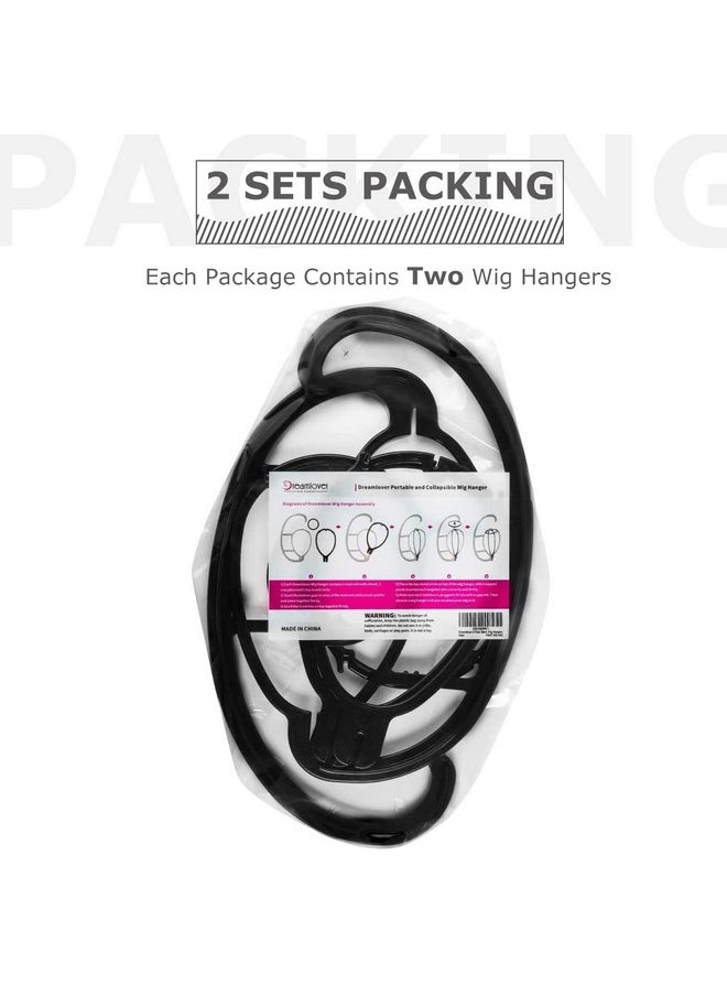 Dreamlover Dreamlover Hanging Wig Stand, Wig Drying Stand, 2 Sets  - Image 2