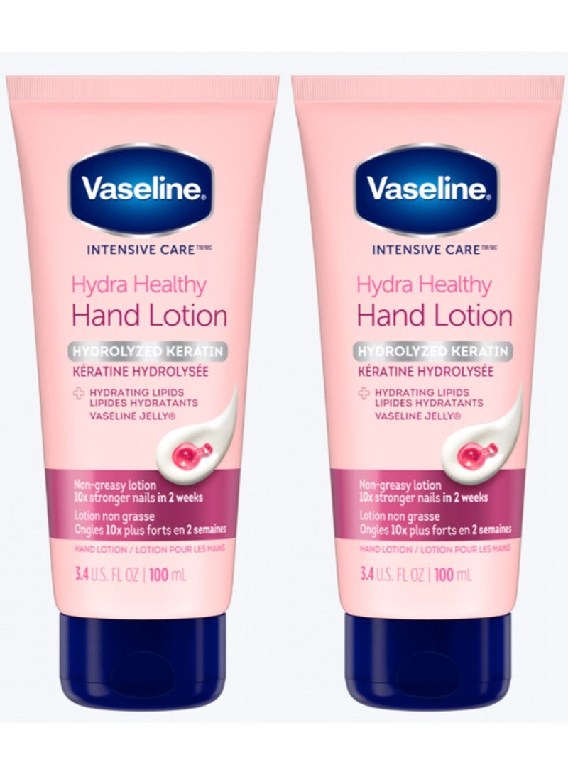 فازلين لوشن هيدرا هيلثي لليدين من فازلين 100 مل 1+1 - Image 1