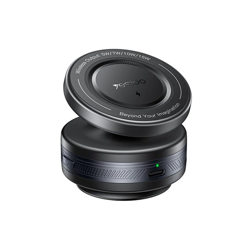 Next Store 15W Fast Wireless Charging Magnetic Car Charger, Secure Mount on Car Screen, C310 Suction Cup, Rotating Phone Holder, Compatible with All Phones