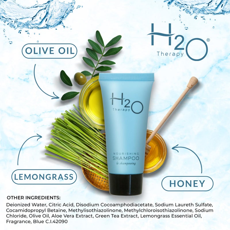 H2O Therapy Shampoo, Travel Size Hotel Hospitality, 0.85 oz (Case of 20) - Image 4