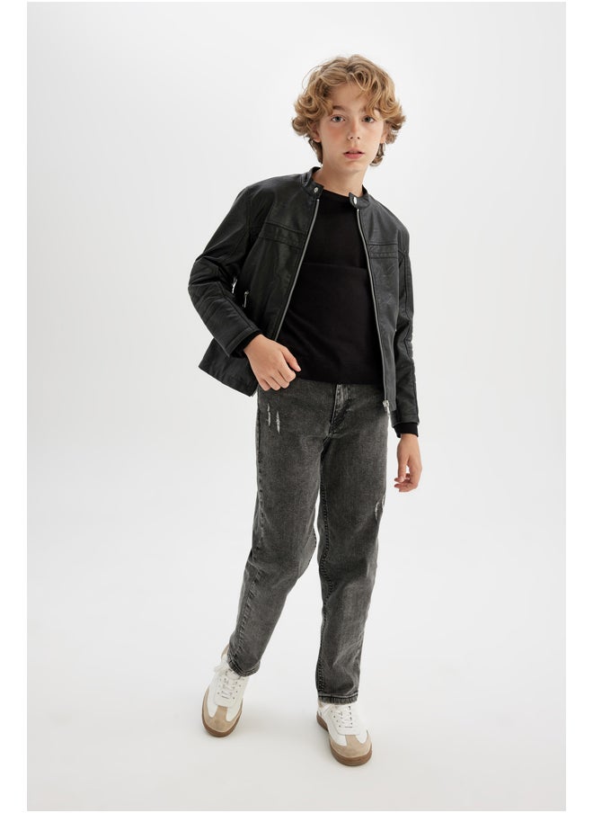 DeFacto Boy Regular Fit Long Sleeve Coat  - Image 4