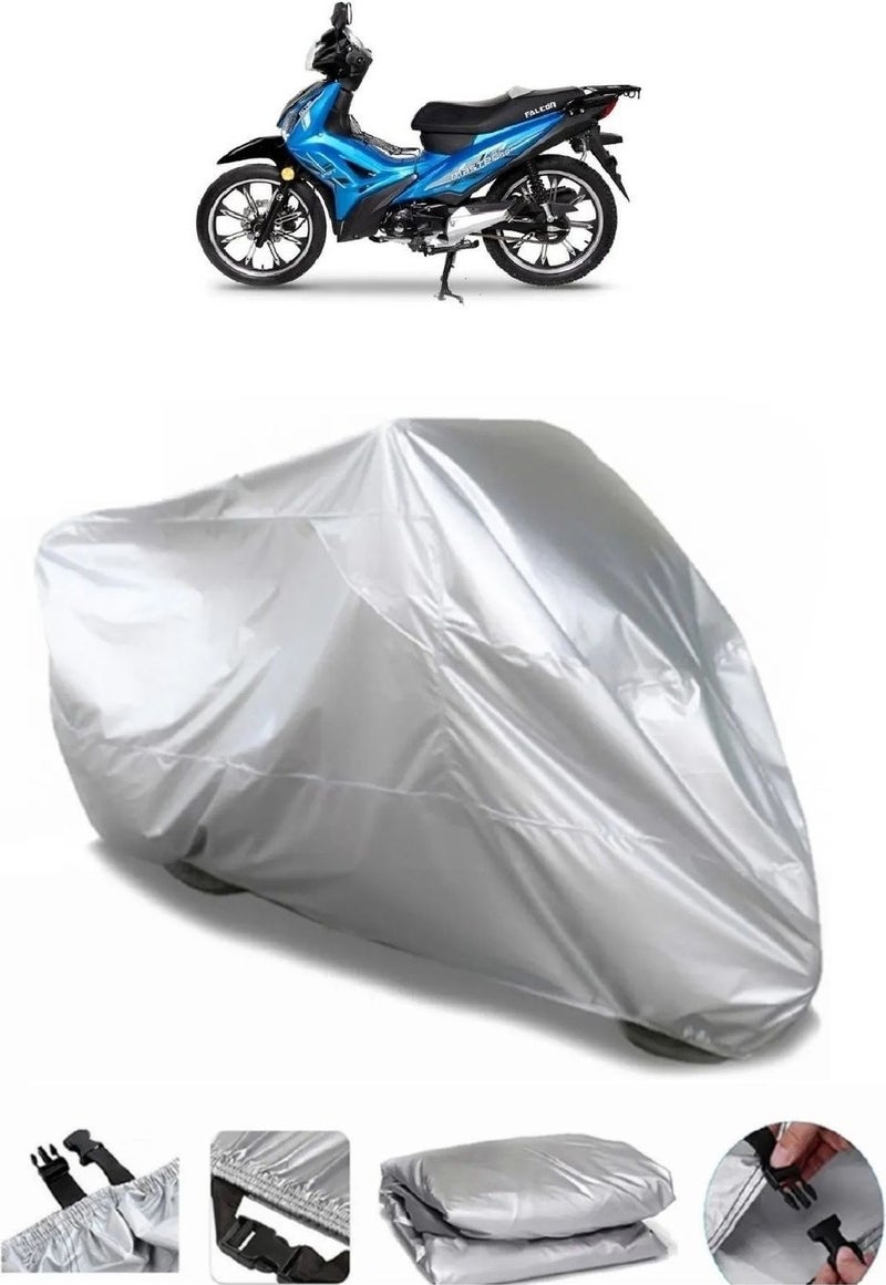 Breen Falcon Master 50 Compatible Grey Waterproof Motorcycle Canvas Premium - Image 1