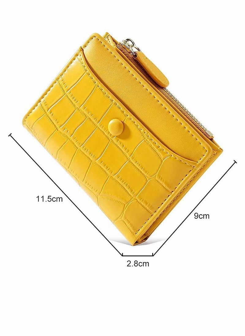 Excefore Small Purses for Women Fashion Stone Pattern Girls Wallet Thin and Light Card Holder Organizer (Pink)  - Image 4