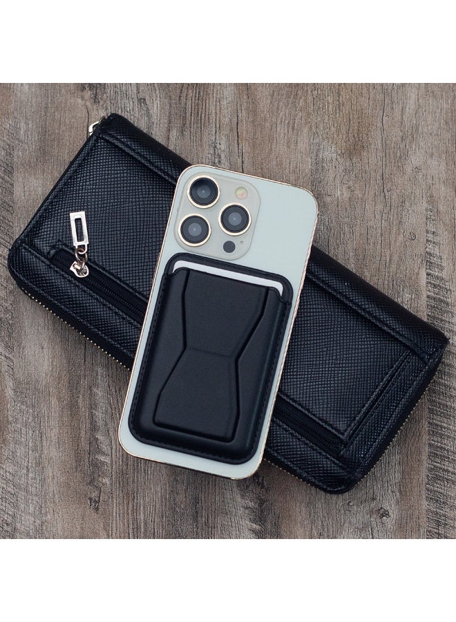 ألتيوس MAGsafe Wallet with Kickstand for iPhone 17 16 15 14 13 12 Series - Smart Fold Card Holder – RFID Blocking & Slim - Image 3