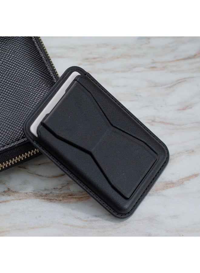 ألتيوس MAGsafe Wallet with Kickstand for iPhone 17 16 15 14 13 12 Series - Smart Fold Card Holder – RFID Blocking & Slim - Image 4