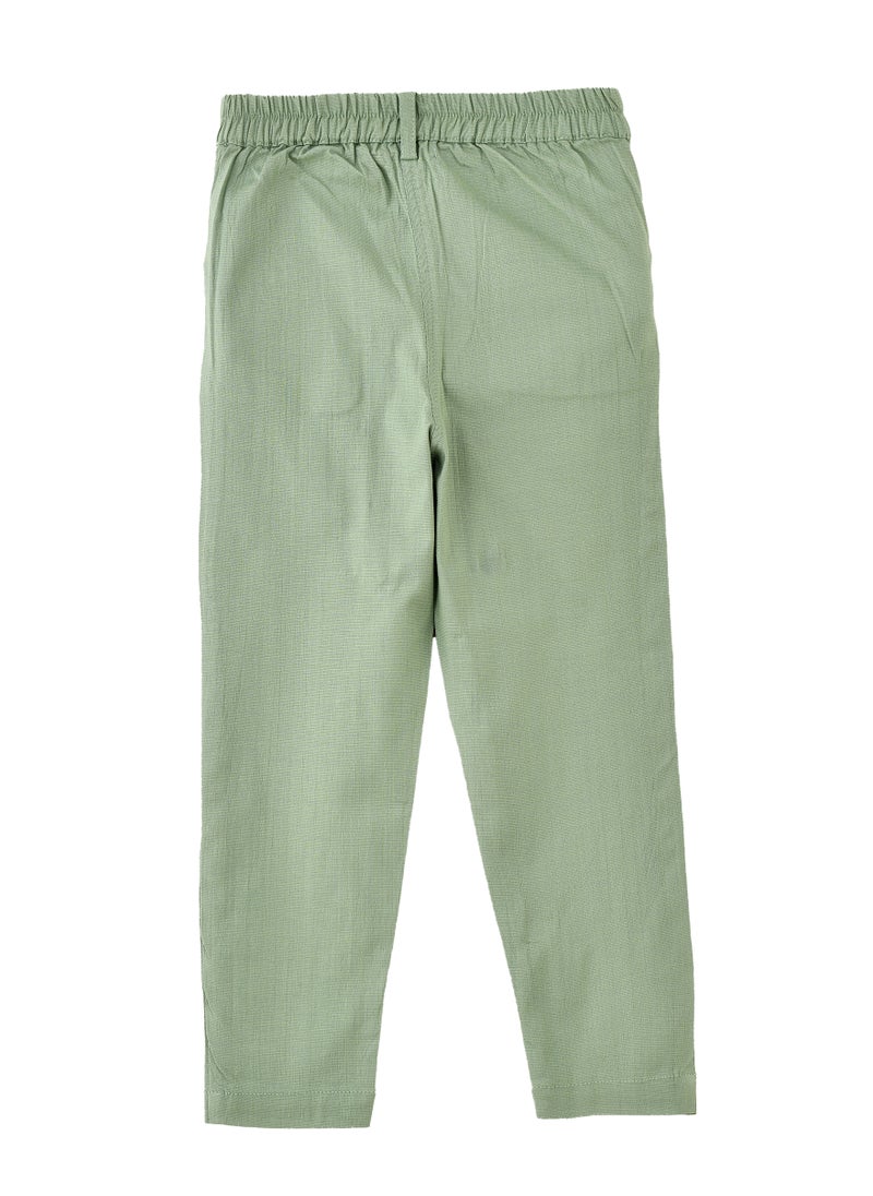 Jelliene Girls Green Stretch Pants  - Image 2