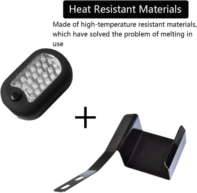 Dracarys Big Green Egg LED Grill Light - 24 Ultra-Bright LED Barbecue Lamp for Big Green Egg Models (9" Handle) - Battery Powered - Image 2