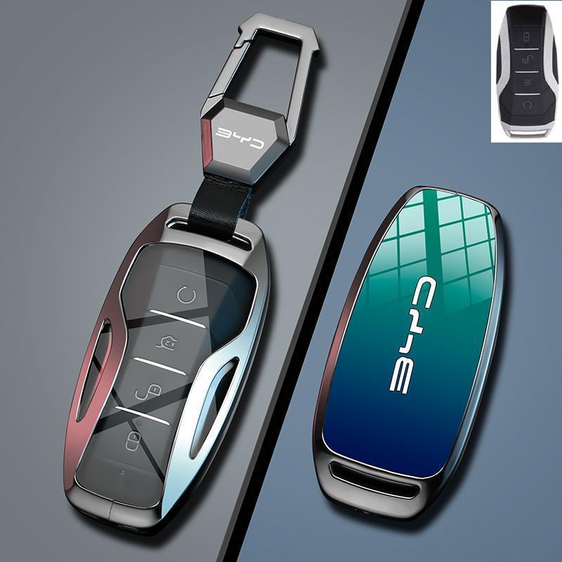 BYD Han EV key set Song Plus Qin Plus car Tang Yuan Pro 24 model seal DMI seagull frigate buckle - Image 1