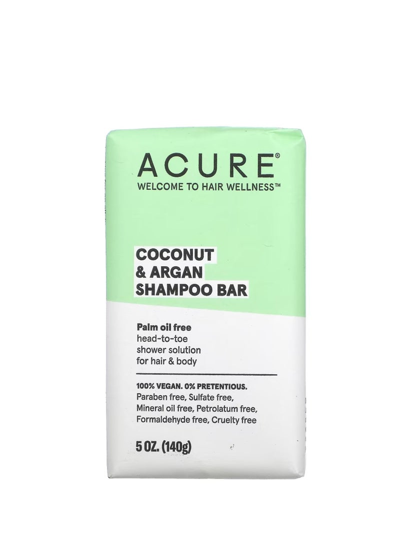 أكيور لوح شامبو بجوز الهند والأرغان من ACURE ، 5 أونصات (140 جم)