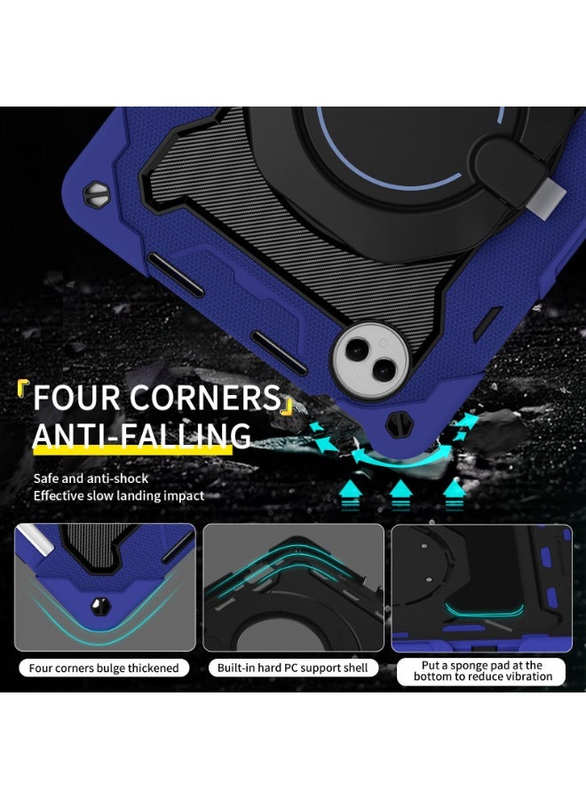 general Shockproof Case Compatible with Huawei MatePad Pro 12.2 Inch 2025 Tablet, Heavy Duty Rugged Anti Fall Tablet Cover with 360 Rotating Bracket + Handle + Pen Slot - Image 2