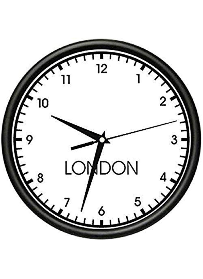SignMission SignMission London TIME Wall Clock World time Zone Clock Office Business 