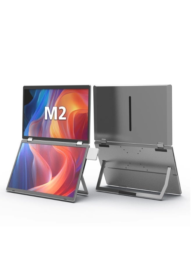 V2COM M2 15.6 inch Folding Dual Monitors - Image 1