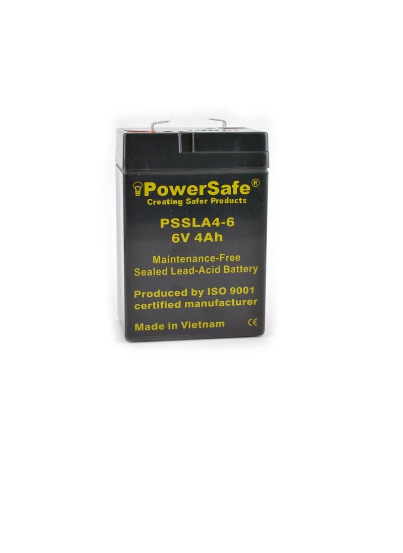 Powersafe PowerSafe Sealed Lead Acid Battery 6V-4Ah PSSLA 4-6  - Image 3
