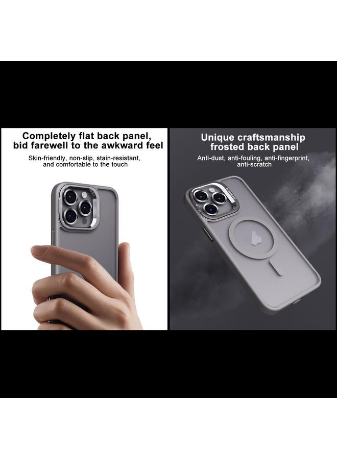 S-TOP Case For iPhone 14 Pro Max Invisible Lens Holder PC + TPU Frosted MagSafe Phone Case - Image 5
