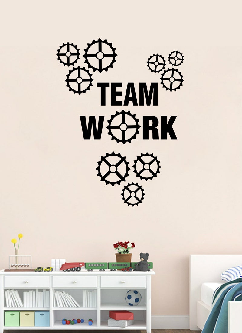 Spoil Your Wall Teamwork Office Wall Decal - Wall Arts Home Décor - Wall Sticker, 60x90 cm by Spoil Your Wall - Image 1