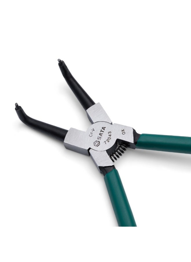 Sata SATA ST72043ST 9" German Style Internal Snap Ring Curved Pliers  - Image 3
