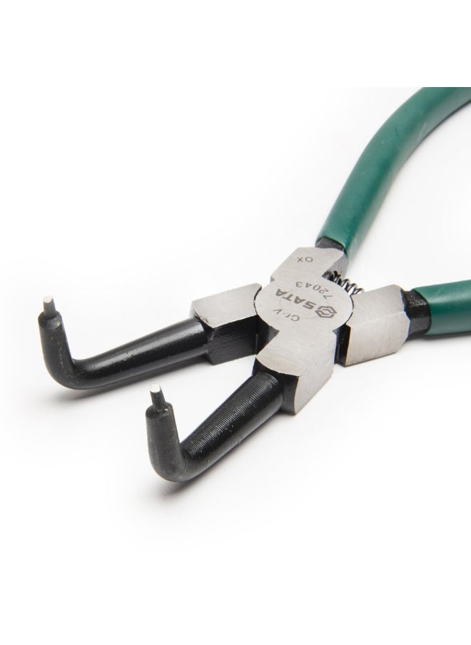 Sata SATA ST72043ST 9" German Style Internal Snap Ring Curved Pliers  - Image 4