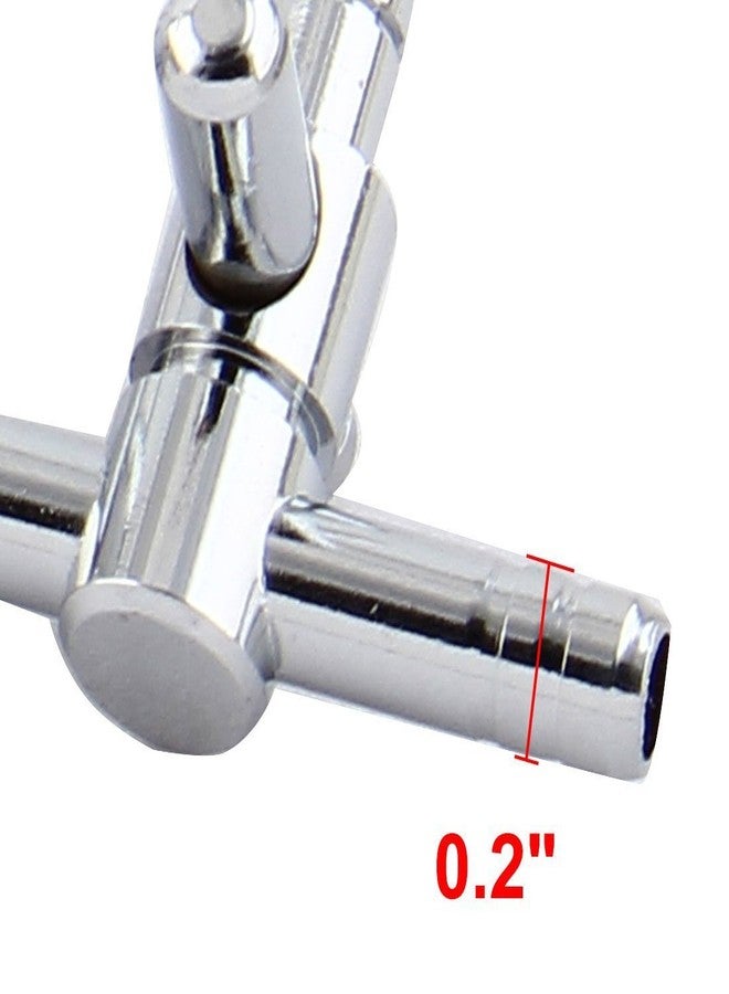 bnafes صمام تحكم بمضخة هواء ذو 9 اتجاهات لحوض أسماك الزينة من bnafes، لون فضي - Image 2