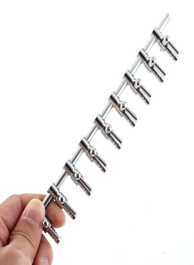 bnafes صمام تحكم بمضخة هواء ذو 9 اتجاهات لحوض أسماك الزينة من bnafes، لون فضي - Image 4