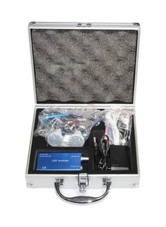 Generic Dental Binocular Loupes 3.5X 420mm + LED Head Light Lamp +Aluminum Box (Blue)  - Image 4