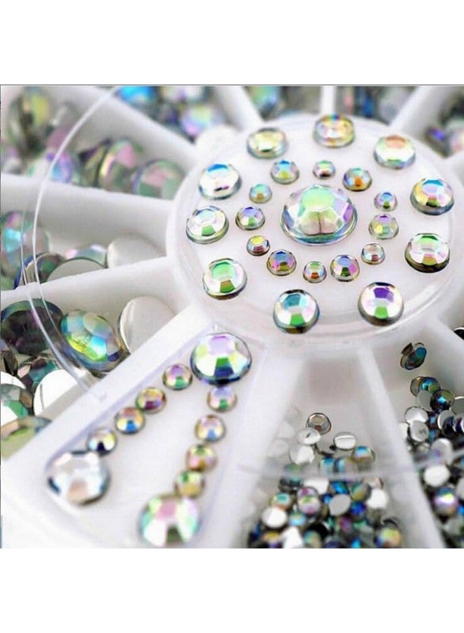 Diy 3D مسمار الفن مانيكير الديكور عجلة الاكريليك الكريستال بريق الراين - 12 الشكل - Image 2