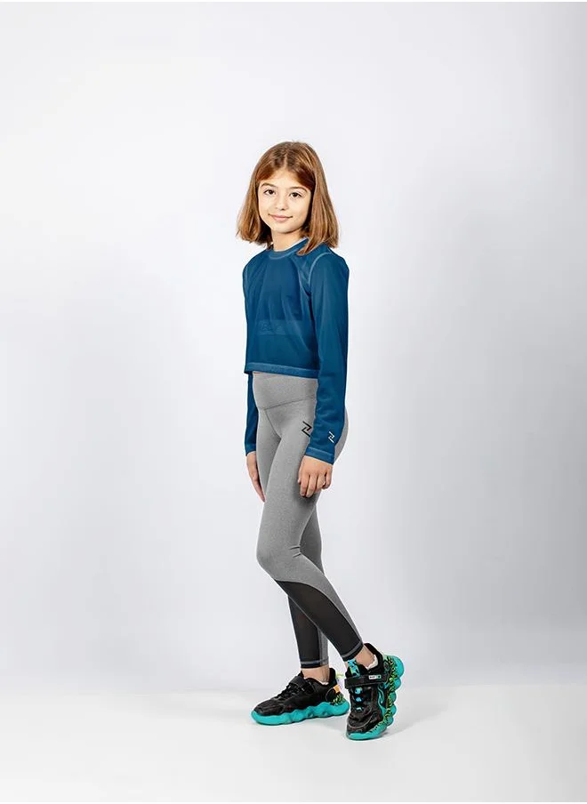 زيسي Girl's Mesh Crop Top