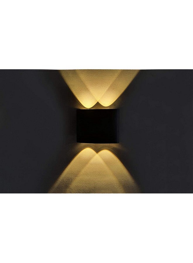 LUMINA Black Body Home Decore Led Fancy Wall Light,Night Lamp,Decorative Lamp,Wall Hanging Lights for Bedroom,Living Room, Warm White(Square Deer Horn Bk) - Image 3